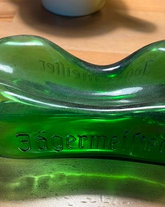 Posacenere jagermeister a forma di bottiglia