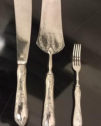 set sei posate Solingen in argento del 1956