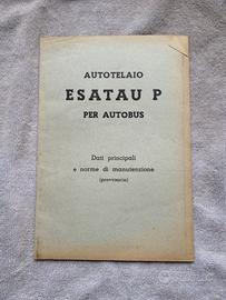 Lancia Esatau P 1950 - manuale d'epoca
