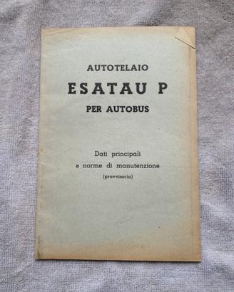 Lancia Esatau P 1950 - manuale d'epoca