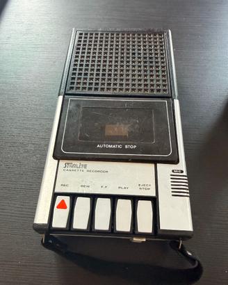 Registratore cassette Starlite vintage funzionante