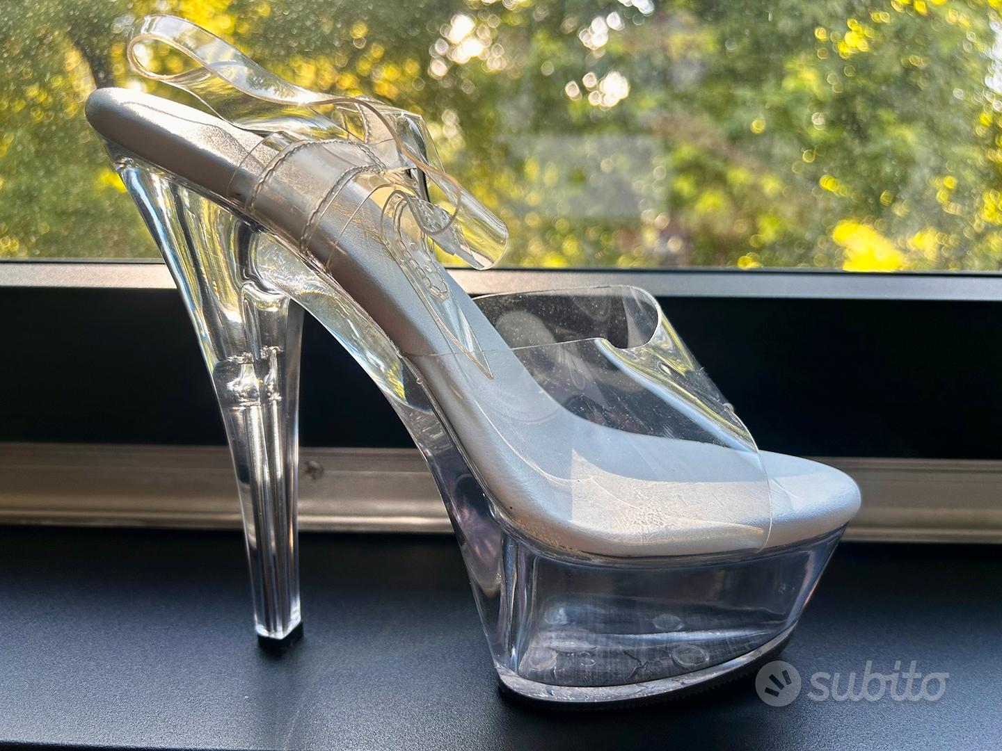 Pleaser shoes pole dance trasparenti Abbigliamento e Accessori In vendita a Reggio Emilia