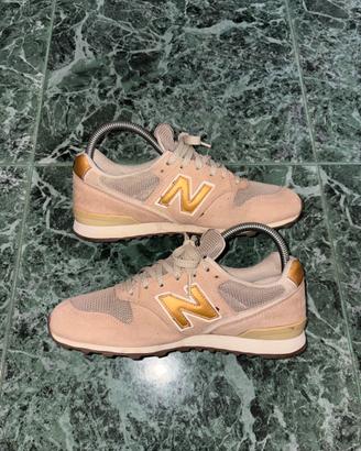 New Balance 996 beige/oro - Taglia 38 donna