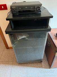 Mobile porta tv con vetrinetta