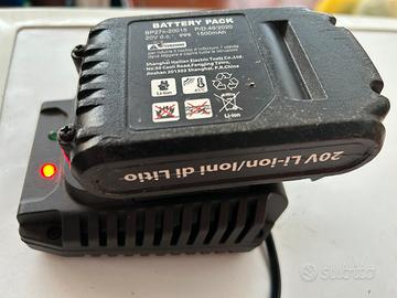 Batteria e caricabatterie trapano