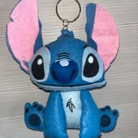 Portachiavi di Stitch fatto a mano