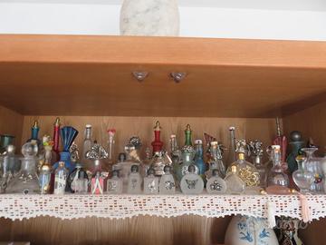 BOTTIGLIETE  DI  VETRO  IN  MINIATURA  DECORATE