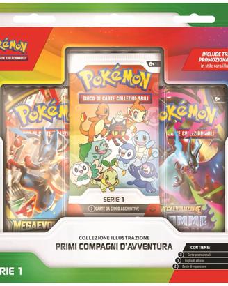 Pokémon Collezione Illustrazione Primi Compagni
