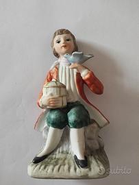 Statuina dipinta a mano ceramica di Capodimonte
