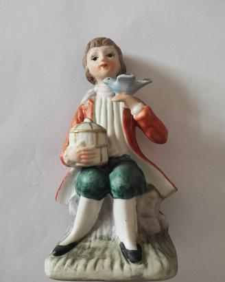 Statuina dipinta a mano ceramica di Capodimonte