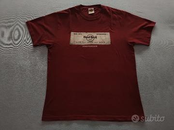 T-shirt Originale Hard Rock Cafè Amsterdam  Tg. L