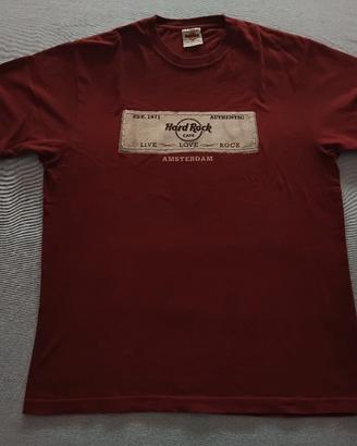 T-shirt Originale Hard Rock Cafè Amsterdam  Tg. L