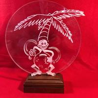 scultura in plexiglas di vauro