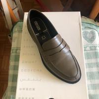 Mocassini NUOVI verdi pelle Walk Pleasure Geox