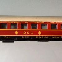 Lima 33235 DSG  vagone carrozza letto H0 vintage