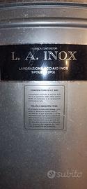 Contenitore inox 600 l botte per vino o olio