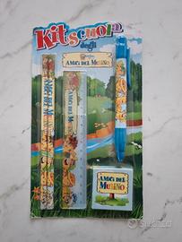 Kit scuola Mulino Bianco ancora sigillato come da 