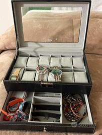 Box porta orologi e porta gioie