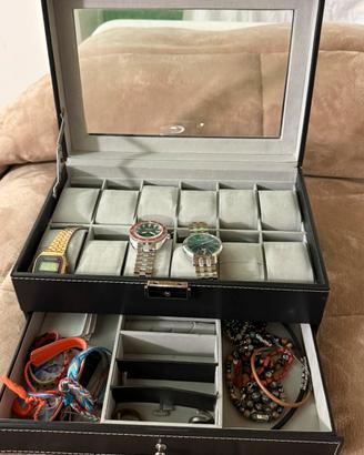 Box porta orologi e porta gioie