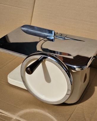 Affettatrice a volano orizzontale vintage tedesca