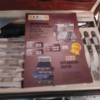 set coltelli in valigia