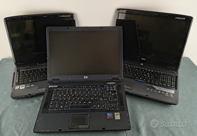 Lotto 3 Notebook Acer HP non funzionante