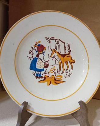 Art  Deco Schramberg  piatto   aerografo '40