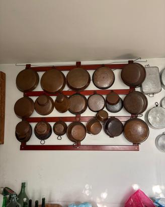 Collezione Padelle e Pentoloni Vintage in Rame