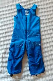 Tuta/salopette sci bambino 4 anni bicolore