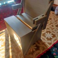 Sedia transformabile (tavolino da gioco)