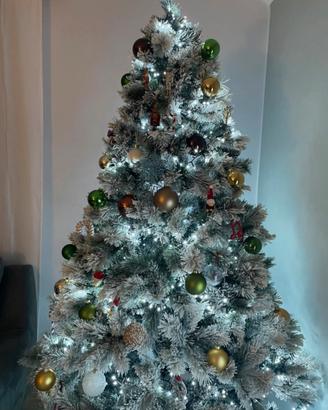 Albero natale innevato Vancouver 240cm