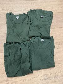 Maglietta t-shirt verde esercito tg L