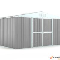 Box lamiera deposito Acciaio 403x269 grigio chiaro