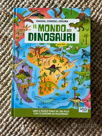 Libro + puzzle Il mondo dei dinosauri