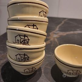 6 Ciotole Mulino Bianco da collezione