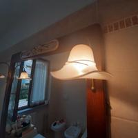 Mobile bagno arte povera ripiano vero marmo