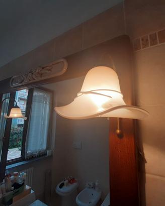 Mobile bagno arte povera ripiano vero marmo