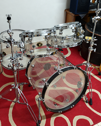 Batteria Tamburo Volume Acrilica