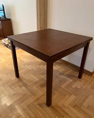 Tavolo da pranzo in legno massello allungabile 90x