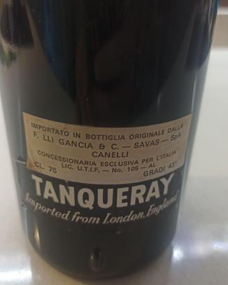 Vecchia Bottiglia Tanqueray vintage
