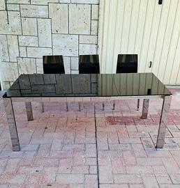 TAVOLO CALLIGARIS ALLUNGABILE IN VETRO.FUORIGROTTA