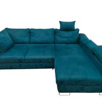 Divano contenitore angolare 4 posti