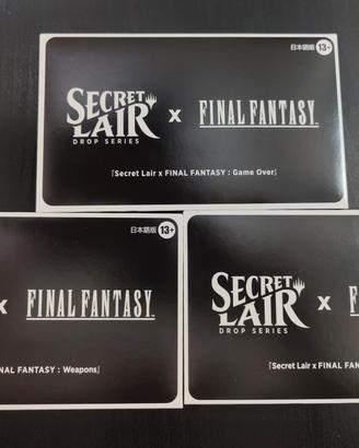Final Fantasy X Magic Secret Lair Jap Set Nuovo