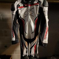 Tuta in pelle moto taglia 52