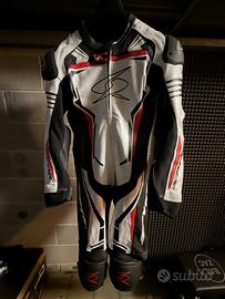 Tuta in pelle moto taglia 52