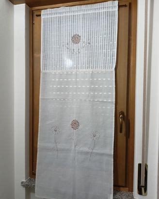 Coppia tendine fantasia floreale