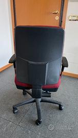 sedia da ufficio con rotelle