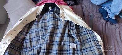 Giacca Belstaff pelle colore panna beige