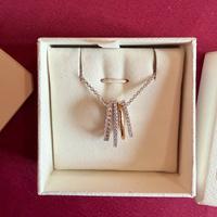 kit collana + anello swarovsky 