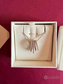 kit collana + anello swarovsky 